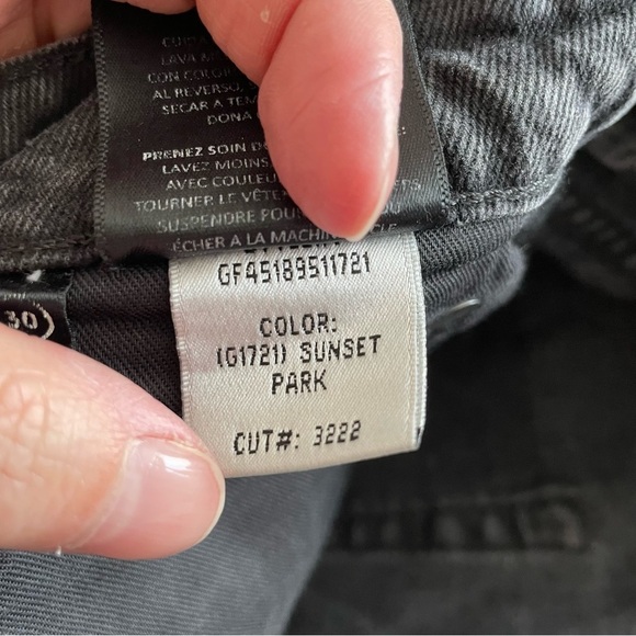 GRLFRND Karolina High Rise Straight Crop Jeans in Black Size 31 - Picture 13 of 15